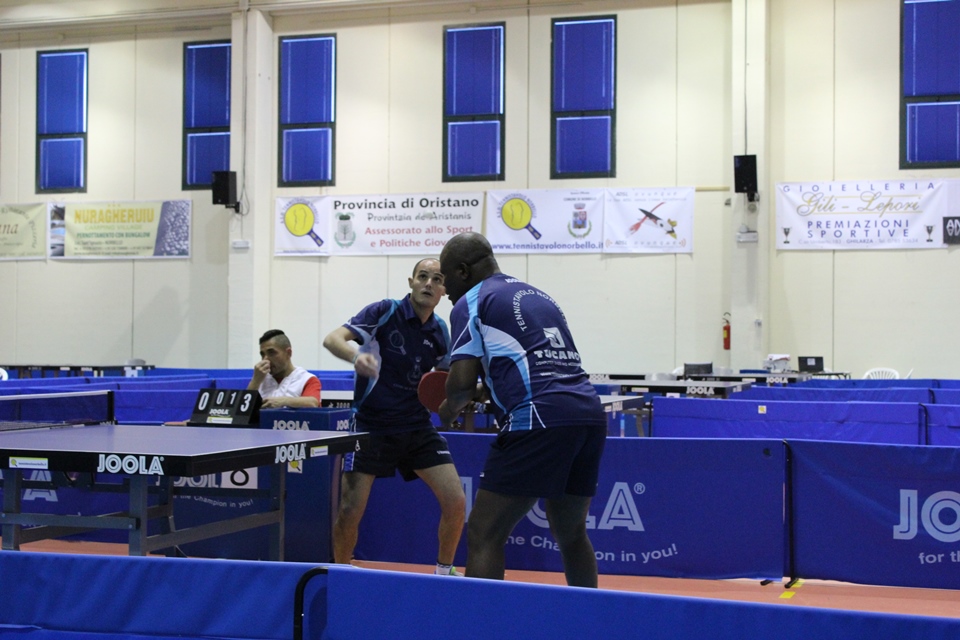 Albenga Kayode e Federico Concas artefici della vittoria nella Coppa Sardegna 2016 (Foto Eleonora Piras)