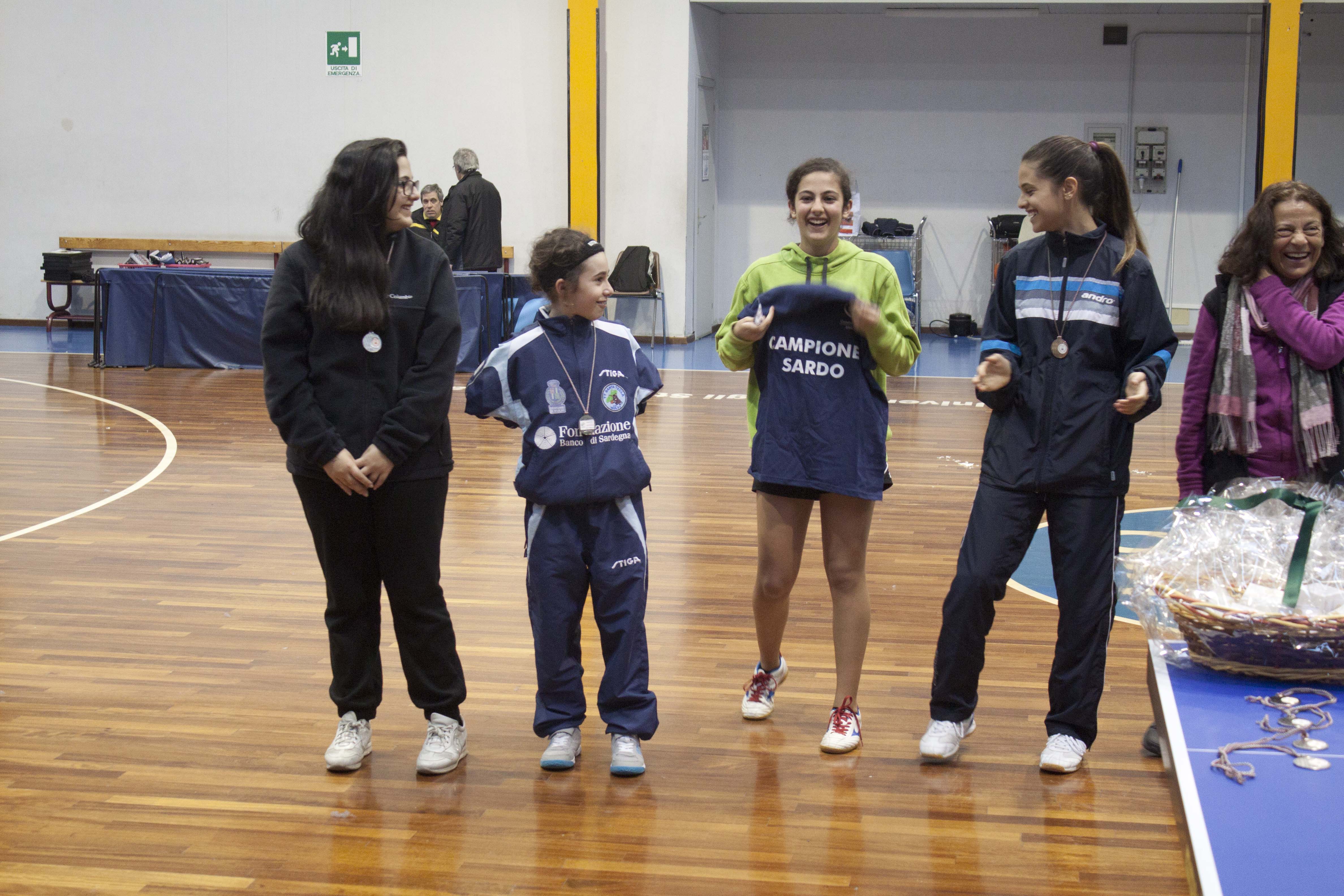 Il podio dei Quarta femminili (Foto Andrea Zuccato)