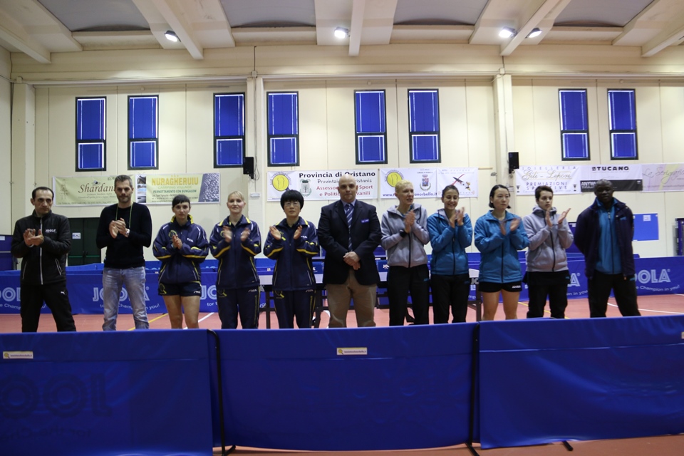 La presentazione della semifinale d'andata (Foto Gianluca Piu)