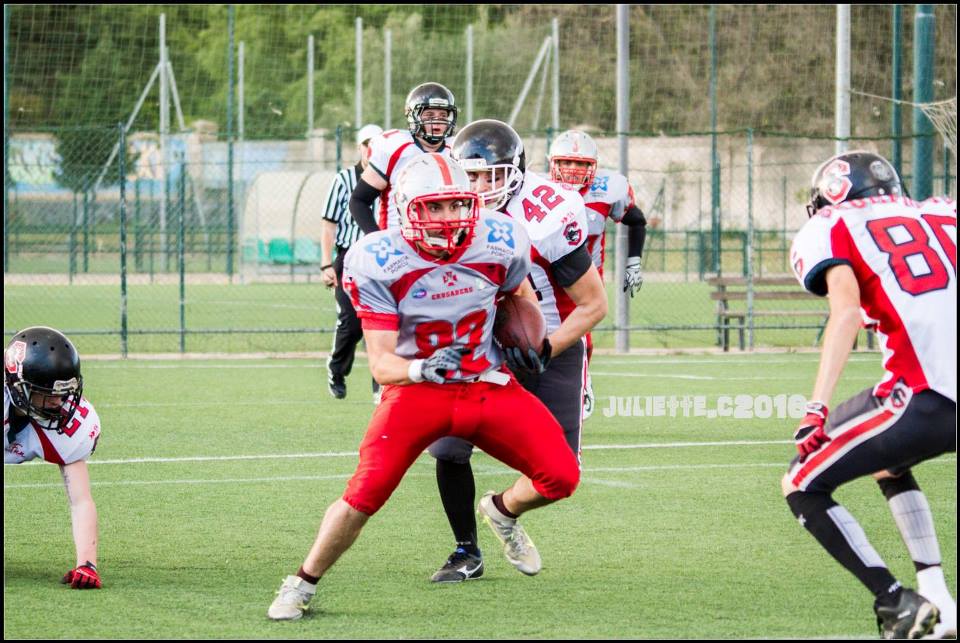 Luca Puddu in azione (Foto Giulia Congia)