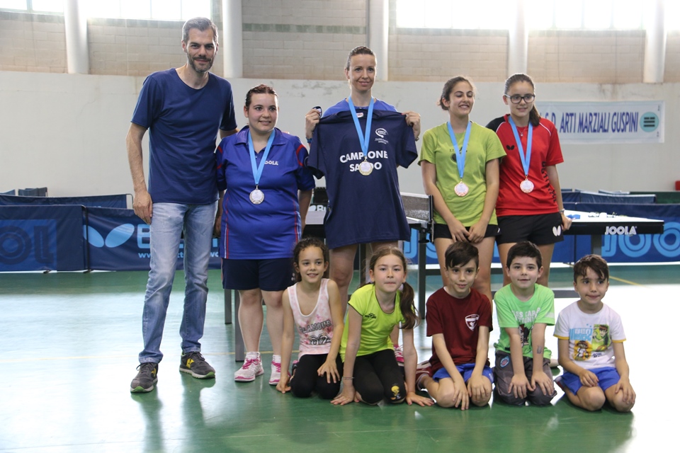 Il podio del Singolo Femminile (Foto Gianluca Piu)