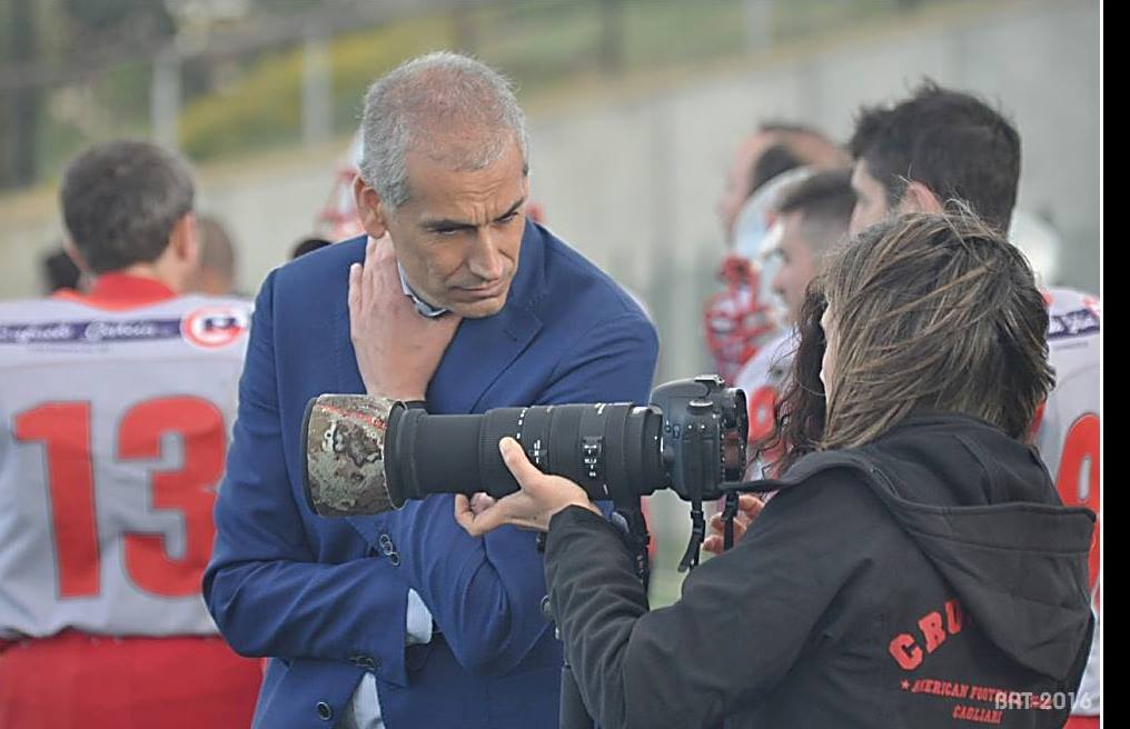 Il presidente dei Crusaders Emanuele Garzia (Foto Battista Battino)